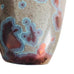 Jon Price Studio Art Pottery Rust & Blue Crystalline Glaze Signed Vase