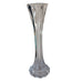 Vintage Fluted Silhoutte Clear Glass Bud Vase