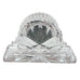 Vintage Waterford Crystal Mantel Desk Clock Made in Japan