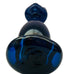 Vintage Bluenique Blue Art Glass Cat Figurine