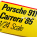 Porsche 911 Carrera 1985 ‘85 Plastic Model Kit 1/24 Scale