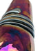 Vintage Esteban Prieto Studio Art Glass Iridescent Coil Snake Tumbler Vase