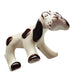 Vintage Hound Dog Spotted Side Slant Pottery Figurine