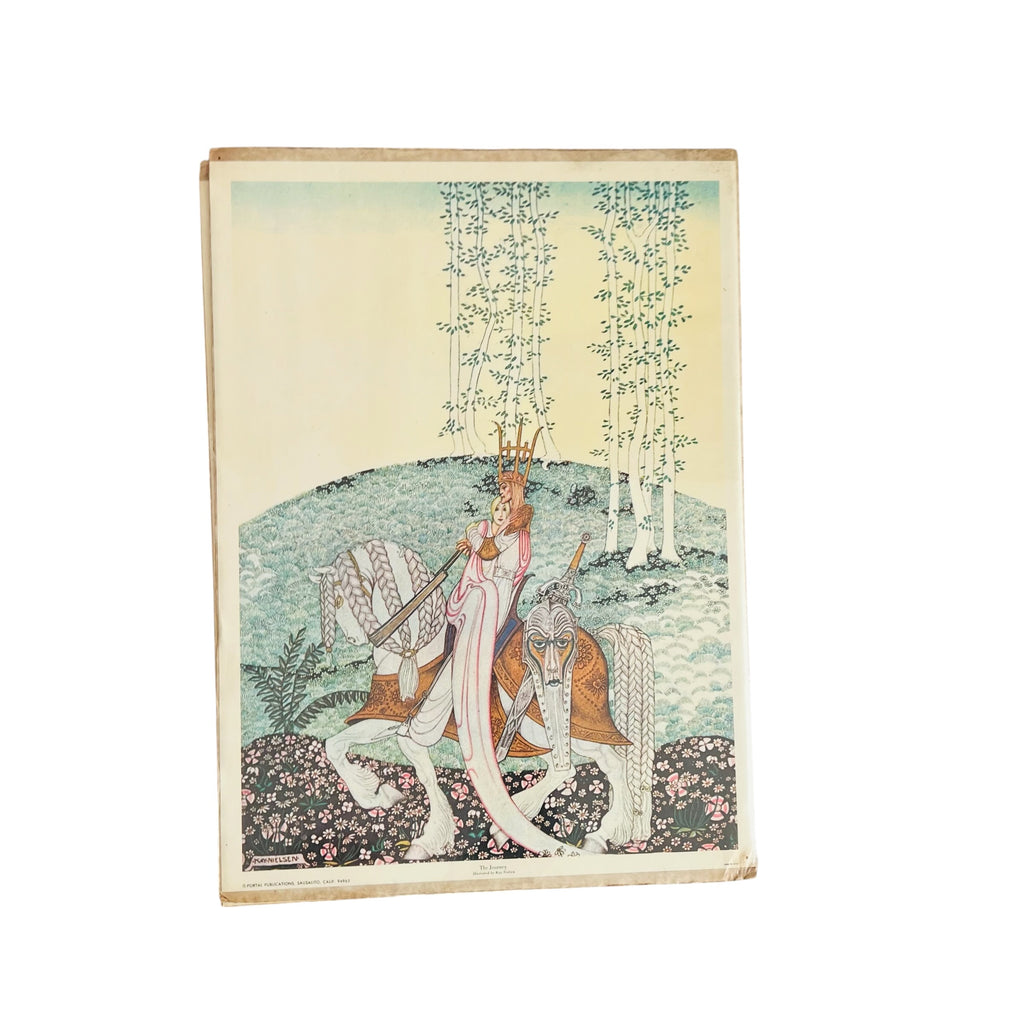 Kay Nielsen The Journey Lassie in Tree East of the Sun Litho