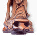 Vintage Shou Lao Xing Longevity Wood Statue
