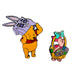 Disney Winnie the Pooh and Piglet Easter Dress Up Disneyland Resort 2 Pin Set