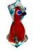 Vintage Murano Sommerso Art Glass Cat