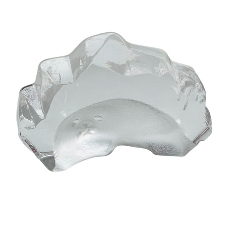 Vintage Sweden Art Glass Baby Seal Lead Crystal
Signed 3D Sculpture