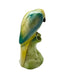 Vintage Czechoslovakia Parrot Perched on a (3) Hole Tree Trunk Vase