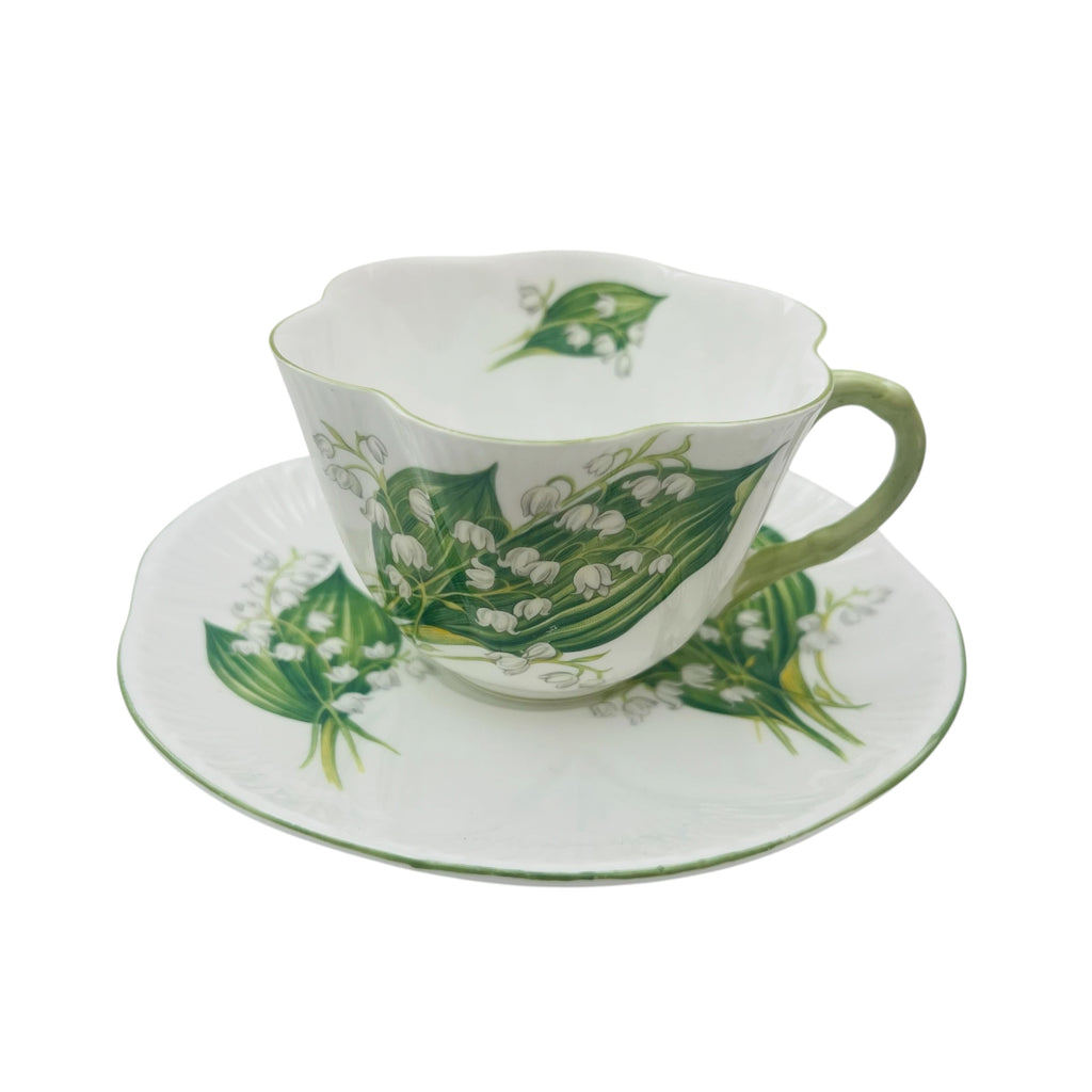 Vintage Shelley Dainty Pattern English Cup & Saucer Set Lily of the Valley