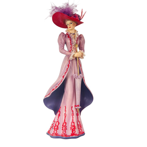 Thomas Kinkade Tea For Three Portraits of Style & Grace Woman Figurine