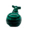 Carved Malachite Whale Figurine Made in Zaire