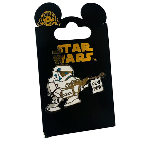 Disney Star Wars Stormtrooper Pew Pew Pin