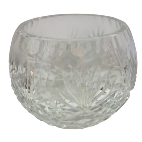 Vintage Cut Crystal Glass Bowl
