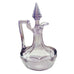 Vintage Purple Cut Crystal Cruet Bottle with Stopper