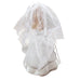 Hallmark Porcelain Barbie Mattel Blonde 2002 Bridal Doll Cake Topper-Ornament