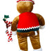 Vintage 1990 Target Store Christmas Gingerbread Plush Doll Boy Girl Set