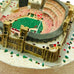 Busch Stadium Snow Globe in Baseball Glove Music Waterglobe