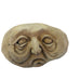 Vintage Whimsical Stone Face Cast Stone Garden Rock Sculpture