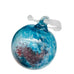 Studio Art Glass Spiral Swirl Design Christmas Holiday Ornament