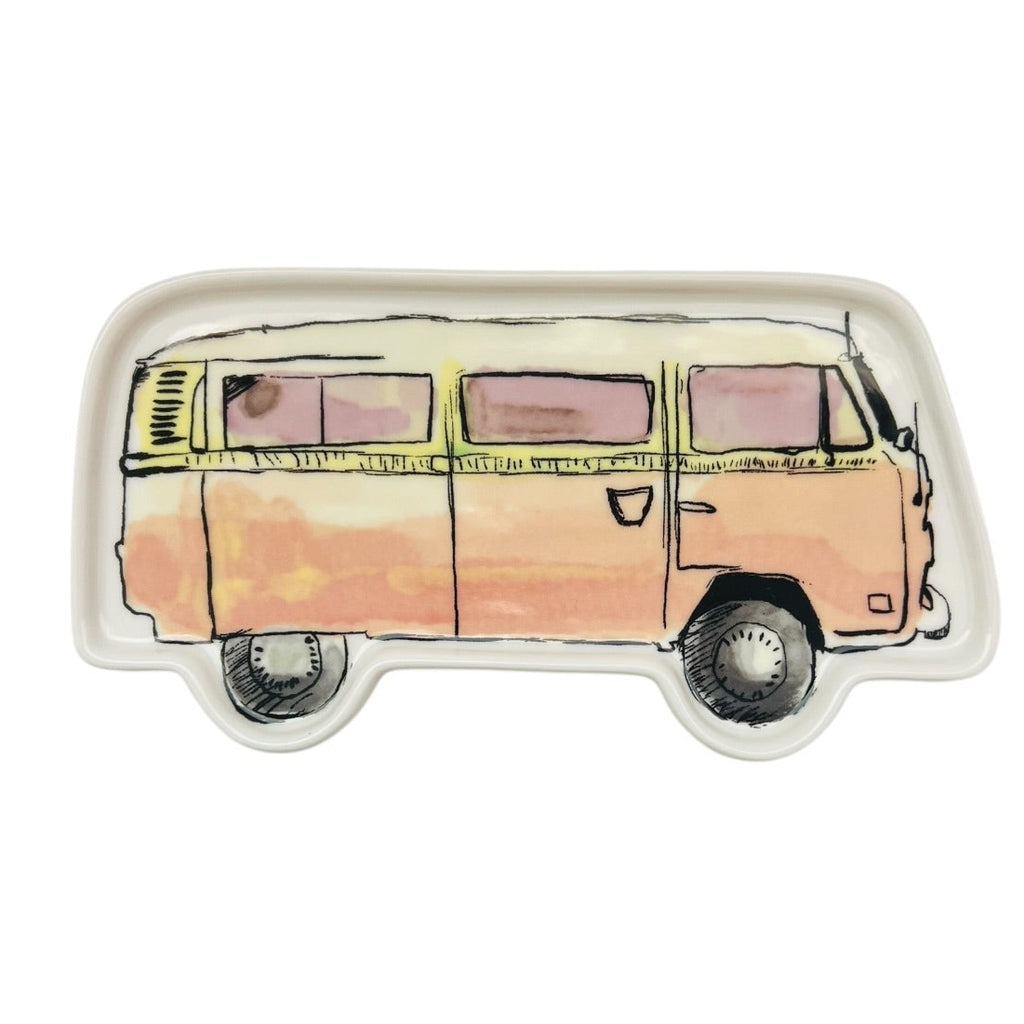 Fishs Eddy Ceramic Van Trinket Tray