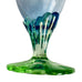 Bormioli Rocco Bahia Water Goblet Blue Green Stem Glass- Set of 3