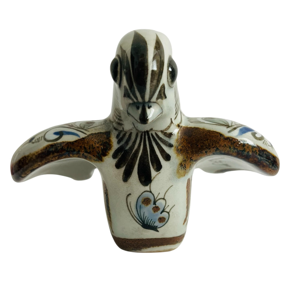 Vintage KE Ken Edwards Bird Signed Mexico Pottery Bird