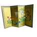 Vintage Floral Japanese Table Top Folding Screen