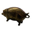 Vintage Solid Brass Pig Hog Patina Figure