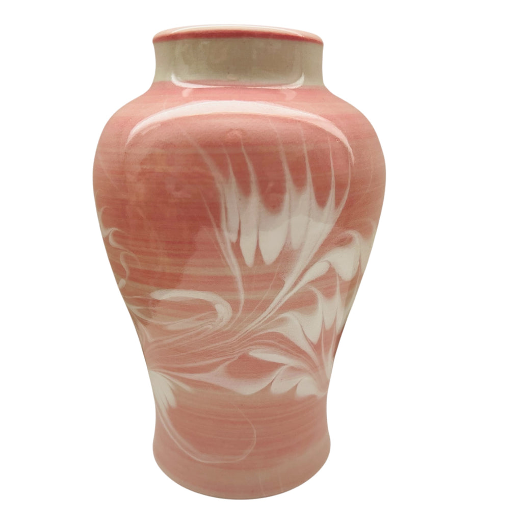 Vintage Swirl Pattern Porcelain Vase