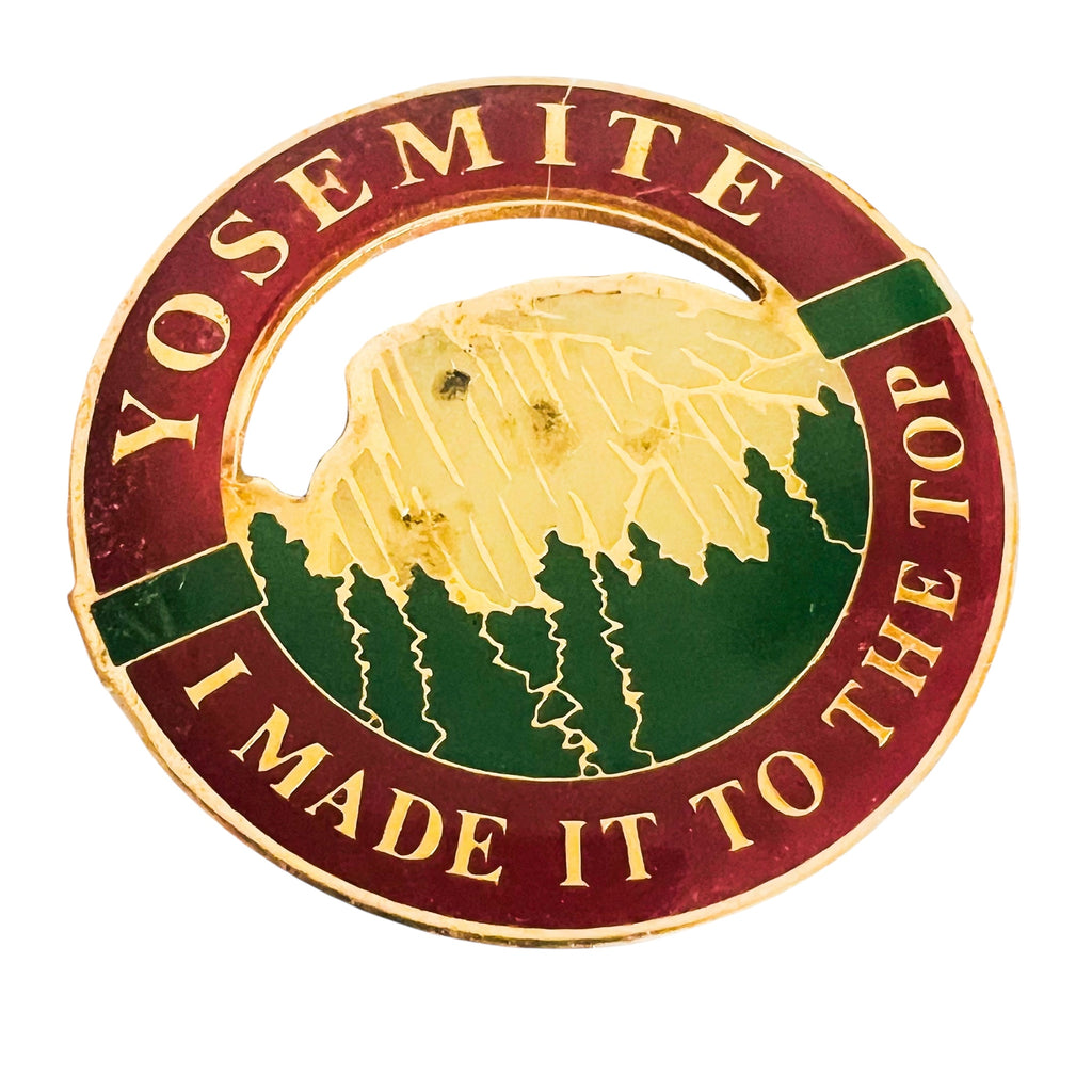 Vintage Yosemite Made It To The Top Souvenir Fridge Magnet