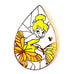 Disney Tinker Bell Rain Drops of Nature Butterflies Pin