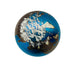 Vintage 1999 Lundberg Studios Art Glass World Signed Globe Paperweight