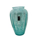 Glas BH Karcag Hungary Handmade Handcut Crackle Veil Glass Vase
