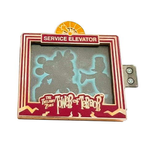Disney Tower of Terror The Twilight Zone Mickey & Pals Slider Pin