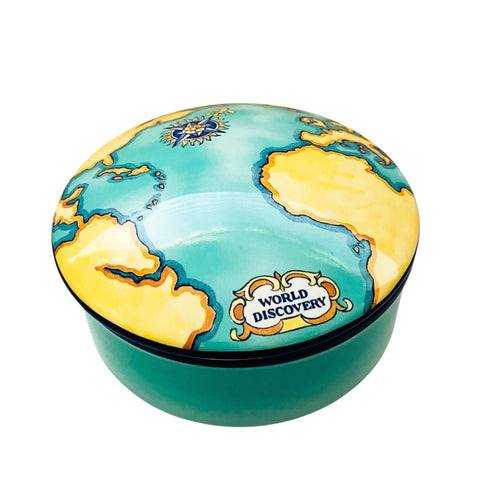 Vintage Tiffany & Co. Designed For Tauck World Discovery Lidded Trinket Dish
