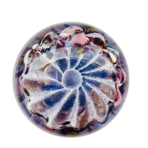 Vintage Art Glass Scramble Paperweight