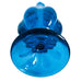 Vintage Viking Glass Blue Bluenique Footed Swung Vase