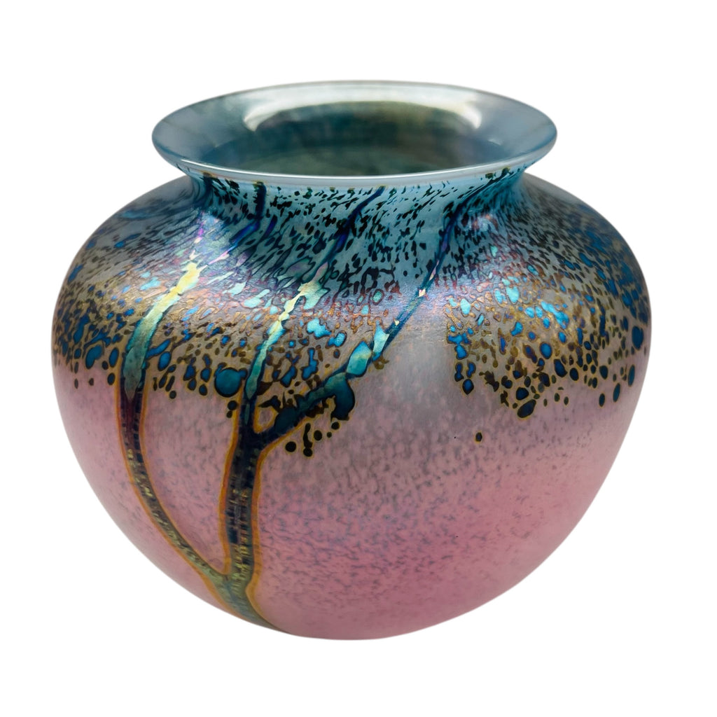 Peet Robison Studio Art Glass Vase