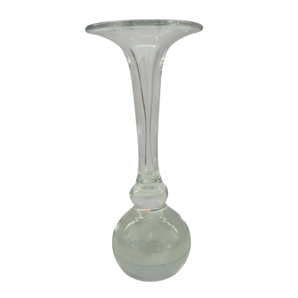 Boda Kosta Boda Fountain Swedish Crystal  Rolf Sinnemark Designer Bud Vase