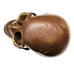 Skull Head Metal Display Decor Statue Figure