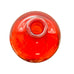 Vintage Tangerine Orange MCM Glass Ball Vase