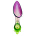 Cranberry Emerald Green Blown Glass Art Glass Vase
