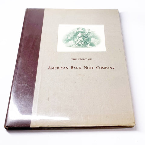 Vintage The Story of the American Bank Note Company 1959 Book