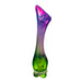 Cranberry Emerald Green Blown Glass Art Glass Vase