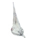 Sailboat Figural Clear Glass Sculpture