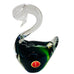 Murano Glass Swan Figurine Blue and Green Art Glass Italy