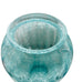 Glas BH Karcag Hungary Handmade Handcut Crackle Veil Glass Vase