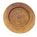 Woven Rattan-Style Round Charger Plate -Set of 8
