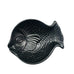Vintage Black Fish-Shaped Trinket Dish